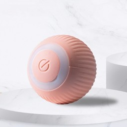 Cat Toy Supplier - Interactive Eco-friendly Silicone Catnip Ball Automatic Rolling Self-Moving Smart