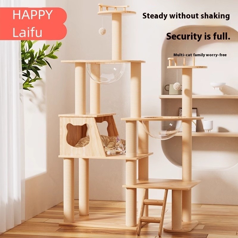 Cat Tree Supplier - Original Factory Wholesale Cat Tree New Design Large Cats Cat Tower Scratching Hot Sale