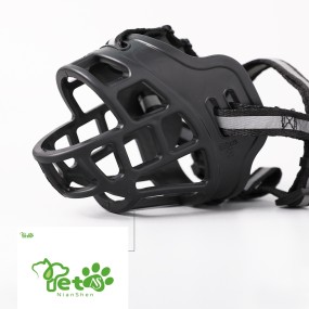 Dog Muzzle Manufacturer - Solid Breathable Mesh Dog Mouth Sleeve Classic Anti-Bite Anti-Barking