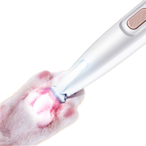 Pet Grooming Tool Manufacturer - LED Light Special Electric Fader Cat Foot Hair Shaving Tool Waterproof