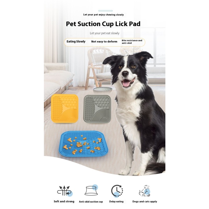 Pet Feeder Supplier - 2025 New Eco-Friendly Small Size Dog Cat Slow Feeder Food Grade Silicone Suction Cup