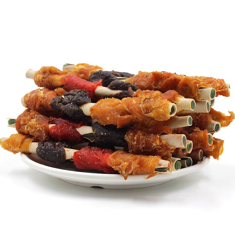 Dog Chew Snacks Manufacturer - 2025 New Organic Chicken Rawhide Sticks Factory Dog Food Pet Treats