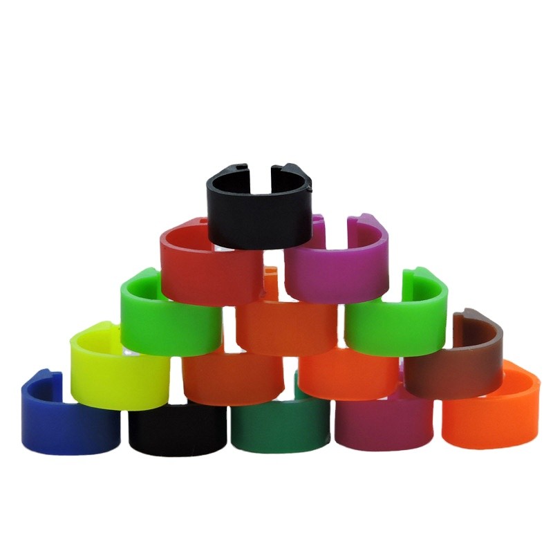 Bird Ring Supplier - Free Ship 7mm Plastic Open Type Buckle Ring for Chicken Duck Goose Poultry