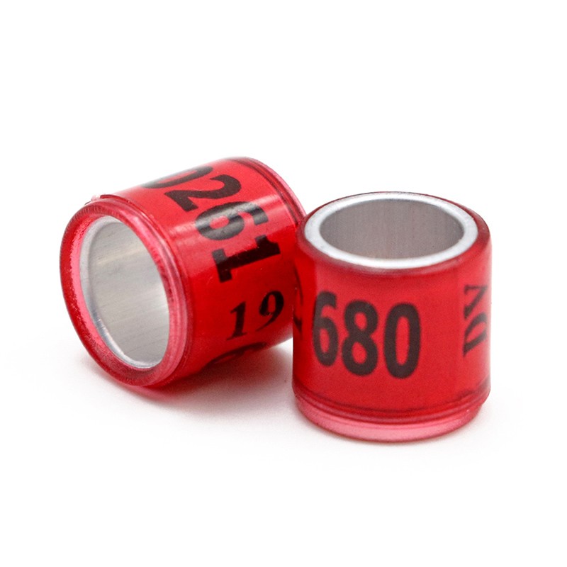 Bird Ring Factory - 100 Pcs Multicolor Racing Pigeon Foot Ring with Word Quality Durable