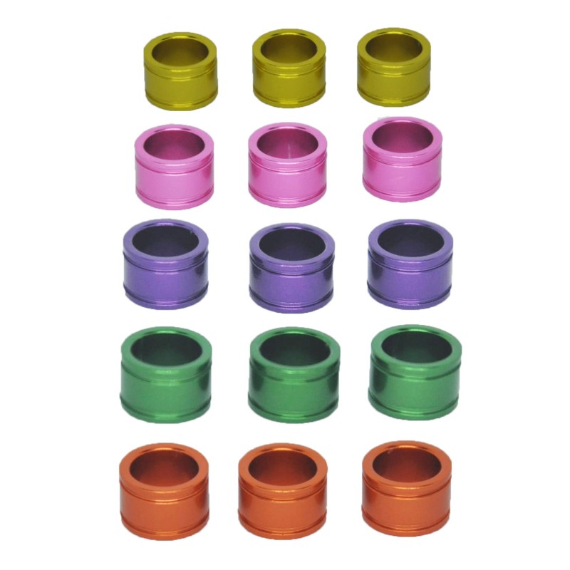 Aluminum Ring Factory - 2-16mm Double Groove Aluminum Ring for Pigeon Bird Supplies