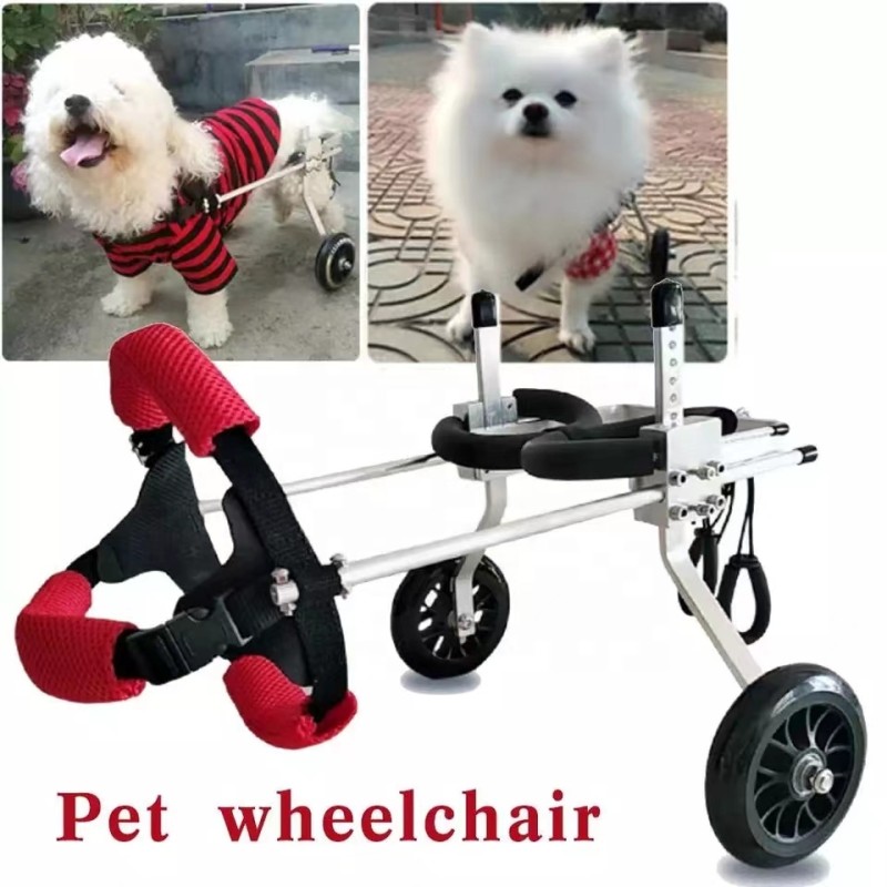 Dog Wheelchair Factory - Adjustable Dog Cart 2 Wheels Chair Pet Mobility for Handicapped Pets