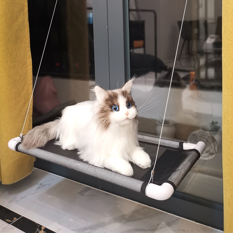 Cat Window Bed Supplier - Suction Cups Space Saving Cat Window Perch Bed Pet Resting Window Mounted