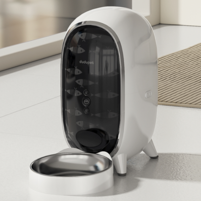 Pet Feeder Factory - 2023 Penguin Style Smart Pet Feeder WiFi Automatic Cat Dog Feeder Remote Control