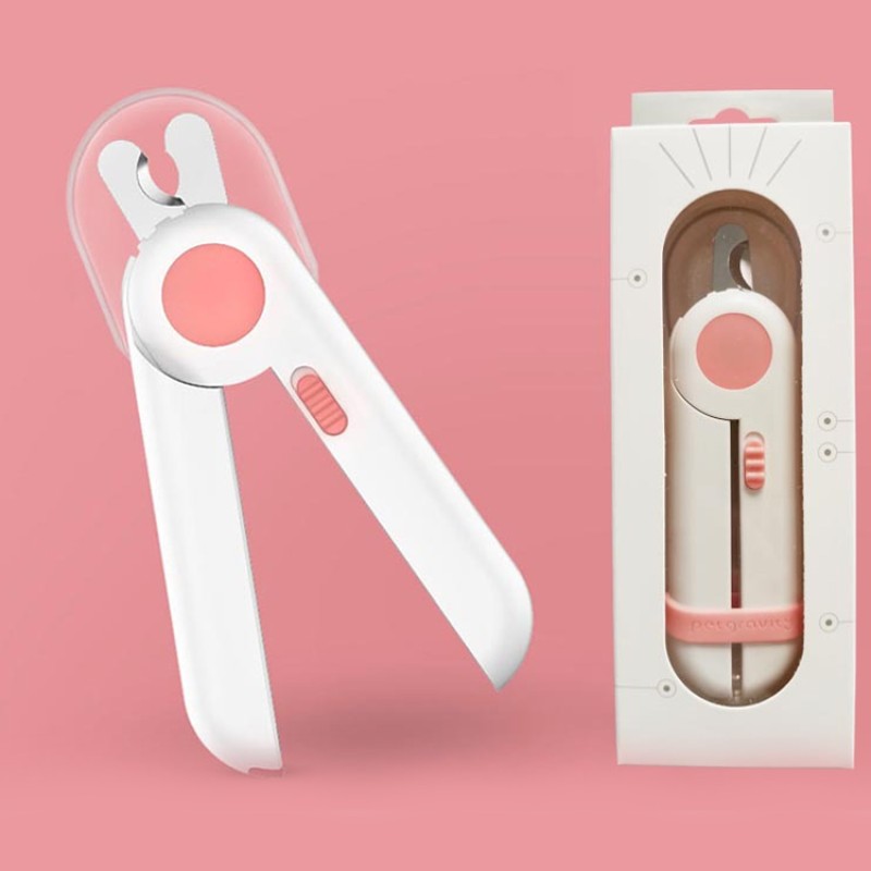 Pet Nail Clippers Supplier - Hot Selling Safe Set Pet Nail Care Illuminate Blood Line Nail Clippers