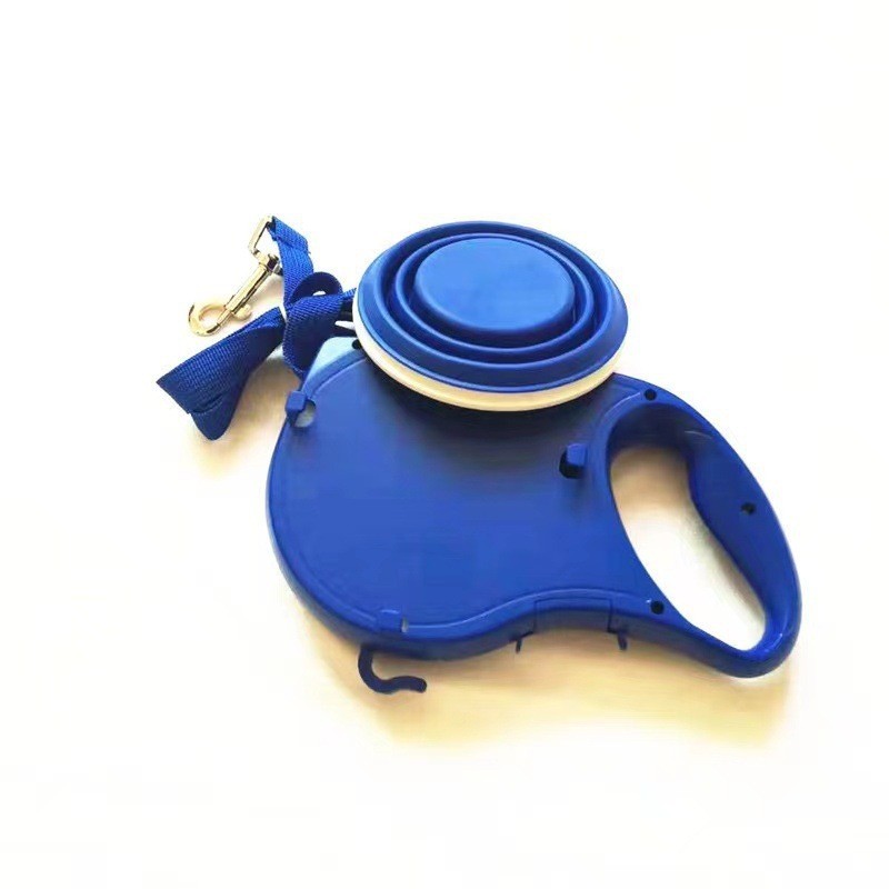 Dog Leash Manufacturer - Multi Use 4 in 1 Combination With Water Bowl Retractable Portable Pet Dog Leash