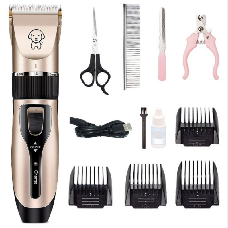 Pet Hair Trimmer Factory - Hot Sale Portable USB Charge Electric Pet Hair Trimmer Dog Cat Hair Clippers