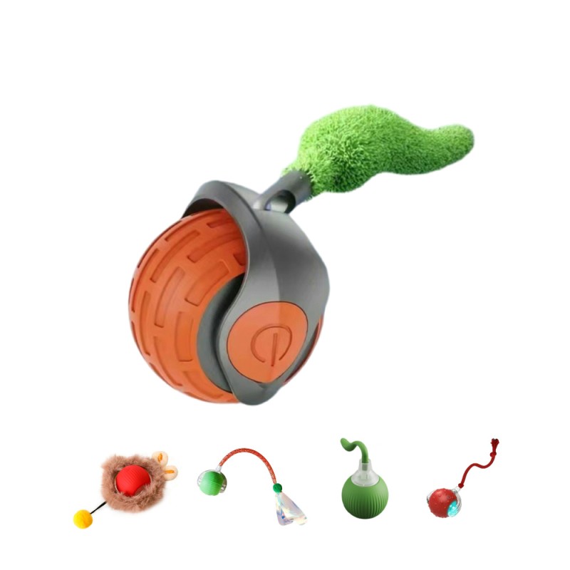 Cat Toy Ball Supplier - 2025 New Pet Cat Dog Balls Interactive Toy Ball Katzenspielzeug Pet