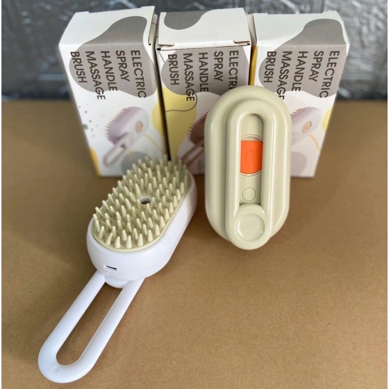Pet Grooming Brush Supplier - 2025 New 3 in 1 Foldable Self Cleaning Pet Dog Cat Hair Brush