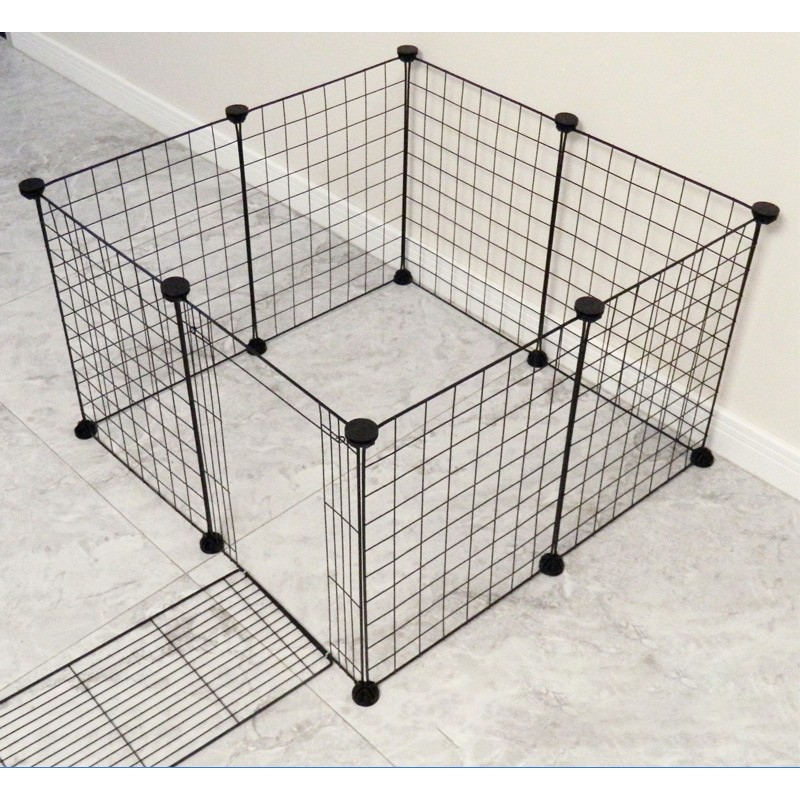 Pet Playpen Factory - DIY Foldable Iron Pet Playpen Dog Cat Playing Kennel Pet Fence Small Animals