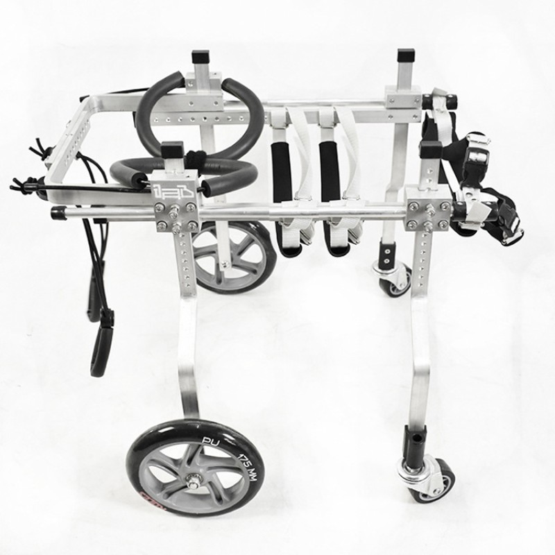 Dog Wheelchair Manufacturer - Pet Products Accessories 2024 Adjustable Dog Cart 2 4 Wheels Chair