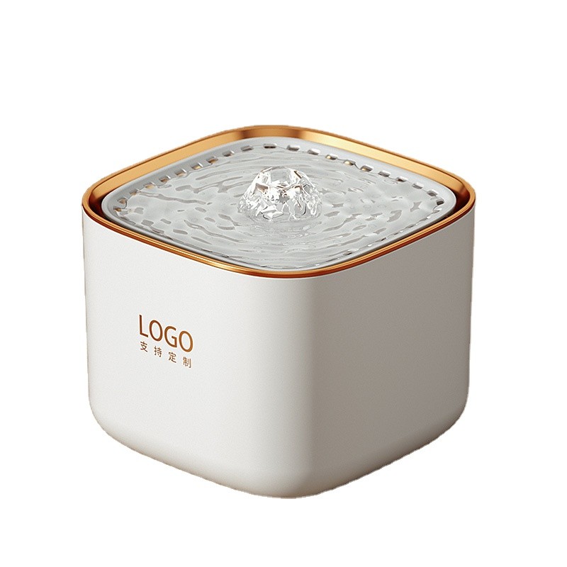 Pet Water Fountain Supplier - Hot Selling Custom logo Electric Drinking Dispenser Pet Water Fountain