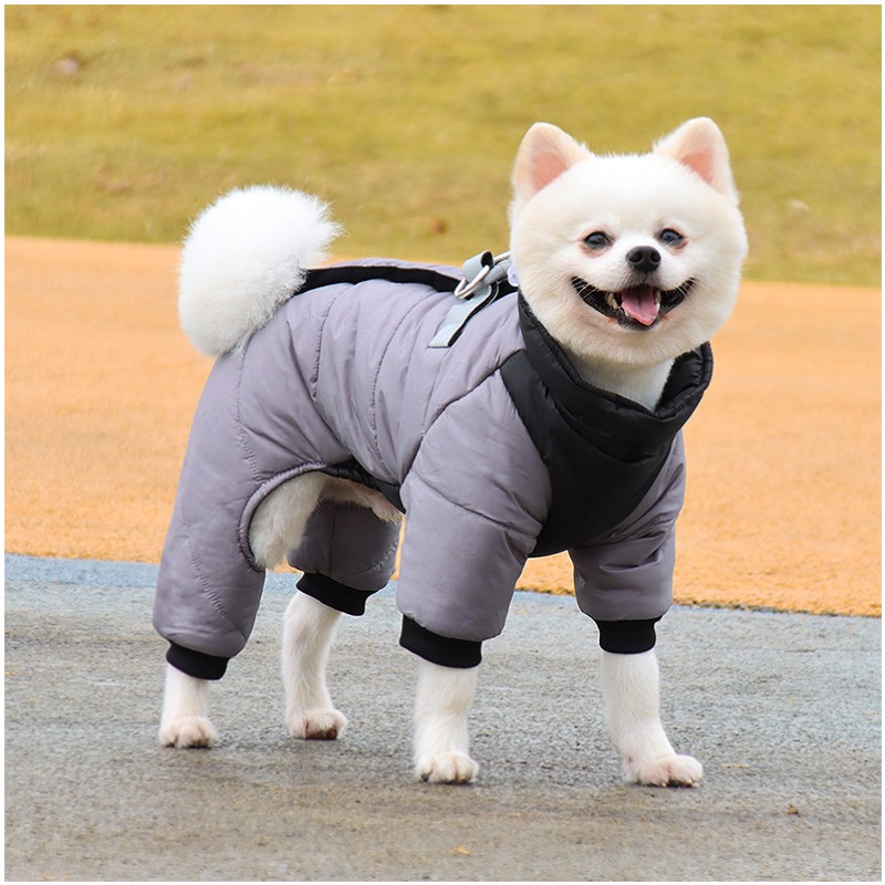 Pet Clothes Factory - 2022 Outdoor Reflective Water Proof Heated Designer Pet Clothes Winter Cotton Coat