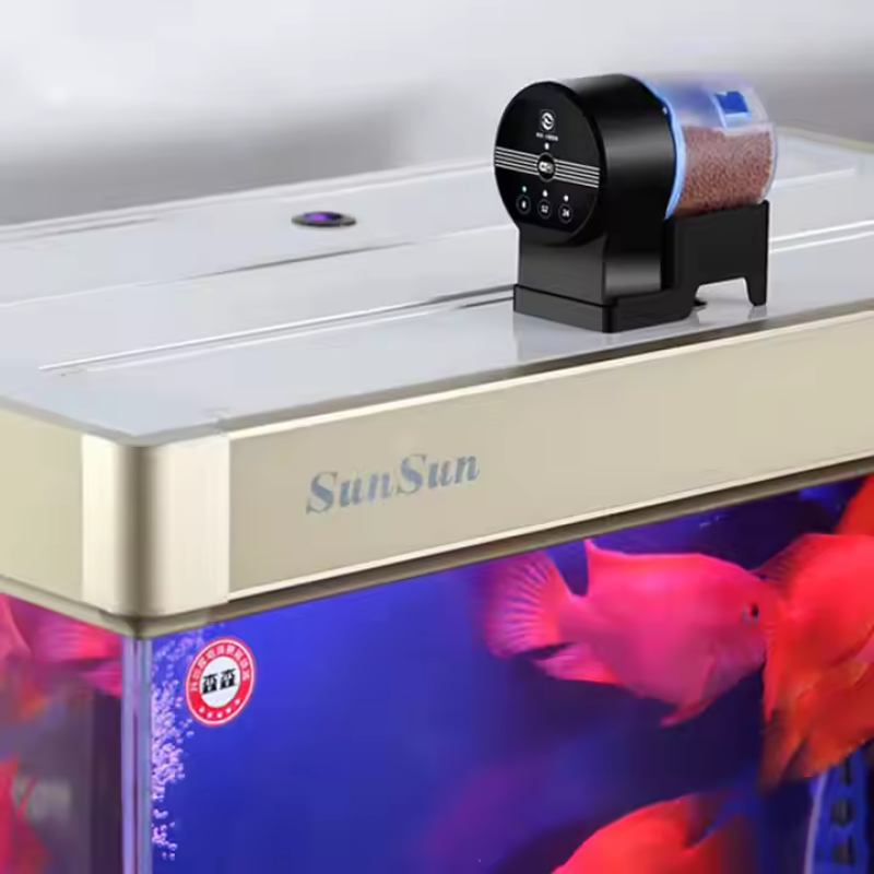 Aquarium Feeder Manufacturer - Fish Feeder Automatic Fish Tank Feeding Koi Goldfish Feeder Plastic