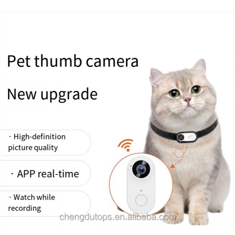 Pet Collar Camera Supplier - Mini Smart Pet Collar Camera with 4G Network New App Real-Time Viewing