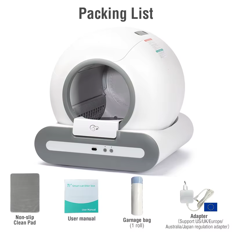 Smart Litter Box Manufacturer - 2025 EU Warehouse New Ti+ Intelligent Automatic Smart Cat Litter Box