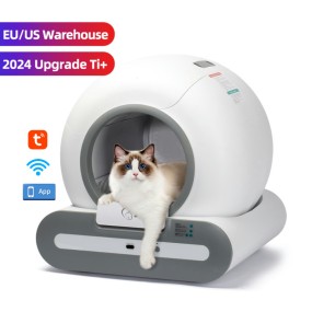Cat Litter Box Factory - EU Warehouse Hot Sale Smart Self Cleaning Cat Toilet Automatic APP Remote Control