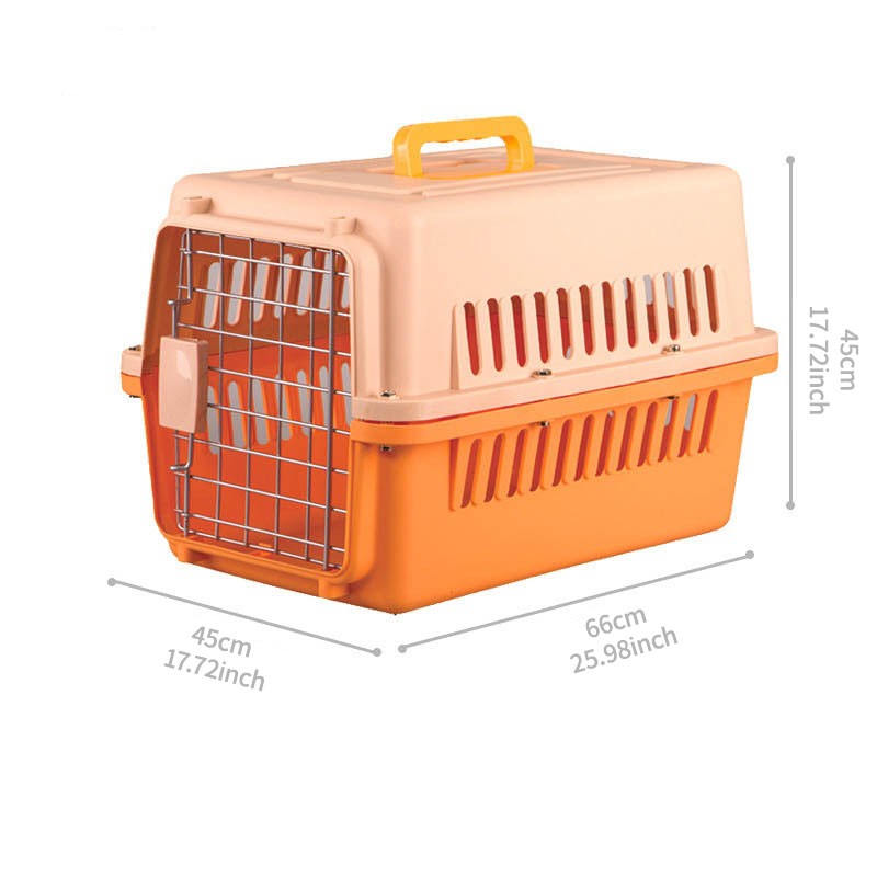 Pet Travel Box Supplier - Factory Wholesale Portable Pet Travel Box Portable Plastic Airline Pet Carry Cage