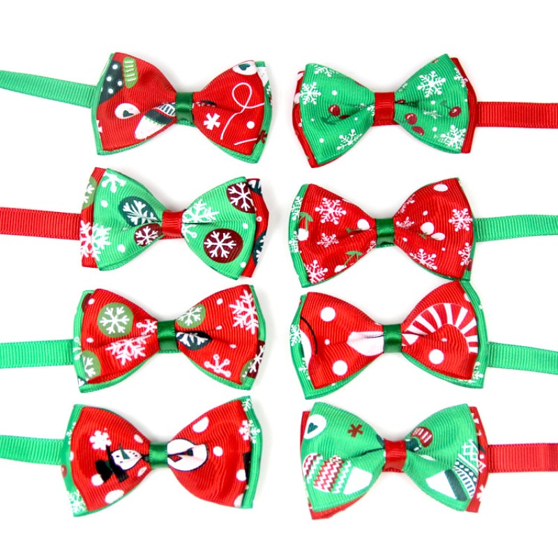 Pet Collar Factory - Hot Sell Halloween Movable Sublimation Pet Collar Dog Bow Ties Colorful Custom