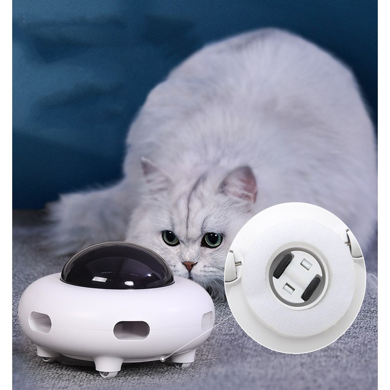 Cat UFO Toy Supplier - Tops Cat UFO Cleaning Toy Low Price Interactive UFO With USB Powered