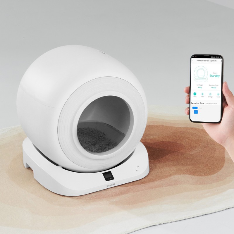 Cat Litter Box Supplier - 2025 New Upgrade Q-clean Intelligent Automatic Smart Self Cleaning