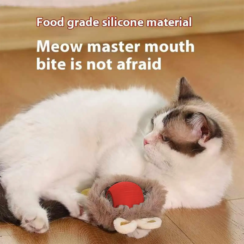 Pet Toy Factory - 2025 USB Charger Electric Smart Dog Ball Automatic Interactive Silicone Toy