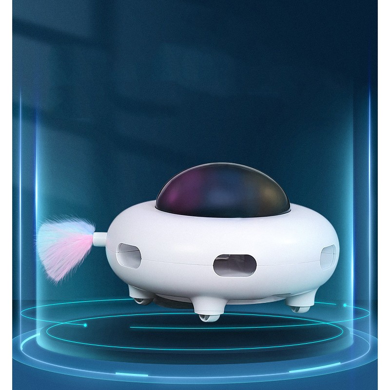 Cat UFO Toy Supplier - Tops Cat UFO Cleaning Toy Low Price Interactive UFO With USB Powered