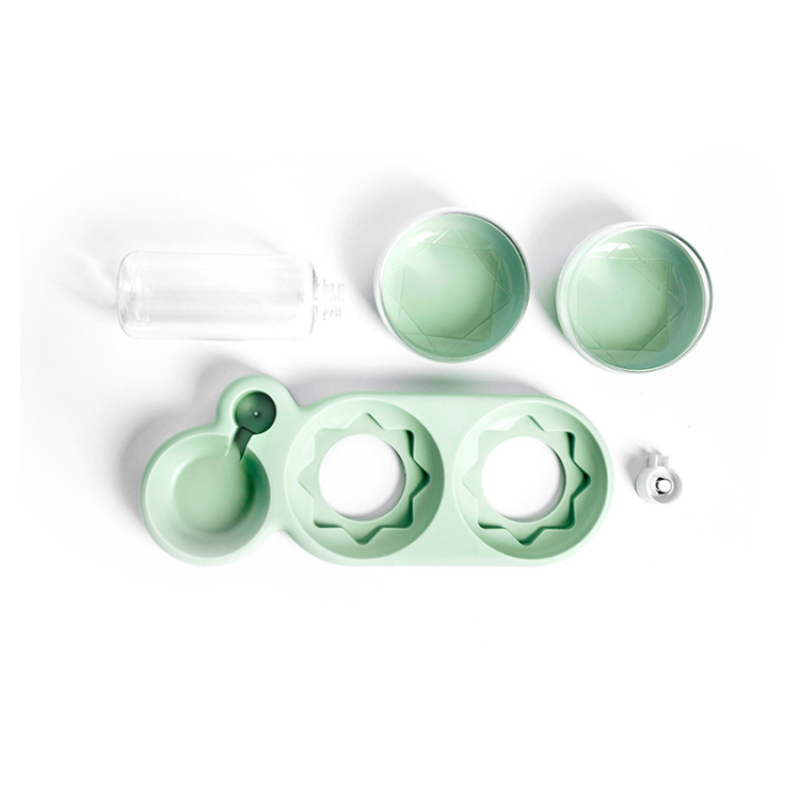 Pet Bowl Factory - Popular Pet Double Bowl Automatic Drinking Water Anti-overturning Pet Bowl Cute
