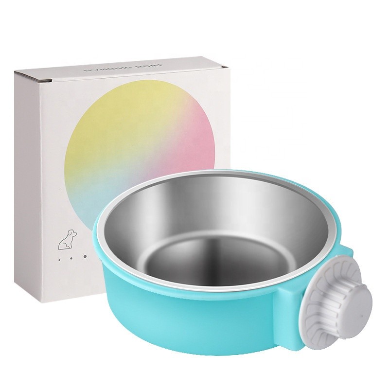 Pet Bowl Supplier - Hot Sale Plastic Pet Hanging Bowl Pet Water Food Feeder Dog Bowl for Cages