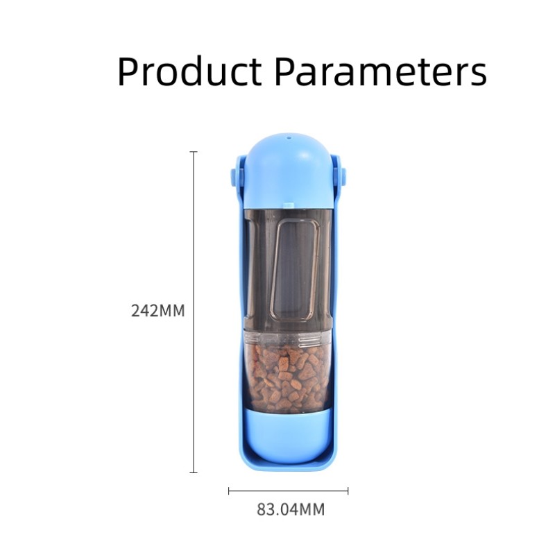 Pet Water Bottle Factory - EU Warehouse Custom logo Foldable Plastic Dispense Pet Portable Dog Water Bottle