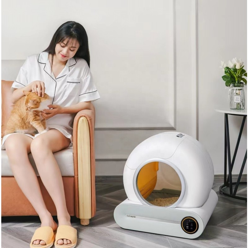 Cat Litter Box Manufacturer - EU Warehouse Automatic Cat Toilet Self-cleaning Intelligent App Remote Control