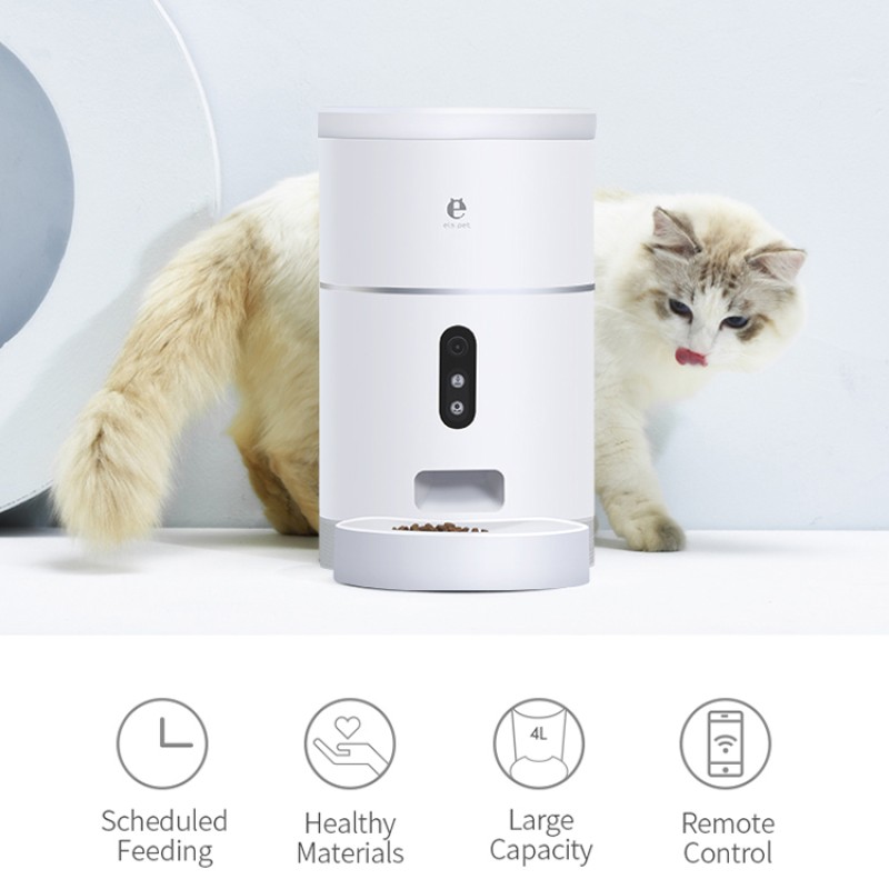 Pet Feeder Factory - Pet Automatic Feeder Dispenser Remote App Control Cat Dog Food Feeder With Camera