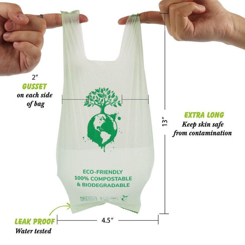 Dog Waste Bags Manufacturer - Custom Printed Compostable Corn Starch Disposable Scented Unscented Green