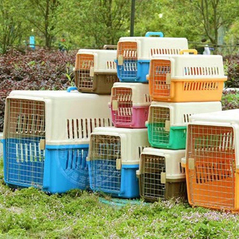 Pet Carrier Supplier - Wholesale Pet Carrier Cage Travel Dog Transport Box Portable Breathable Outdoor