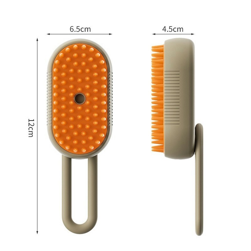 Pet Grooming Brush Supplier - 2025 New 3 in 1 Foldable Self Cleaning Pet Dog Cat Hair Brush