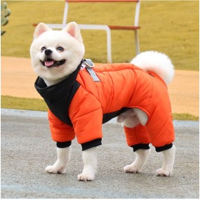 Pet Clothes Factory - 2022 Outdoor Reflective Water Proof Heated Designer Pet Clothes Winter Cotton Coat