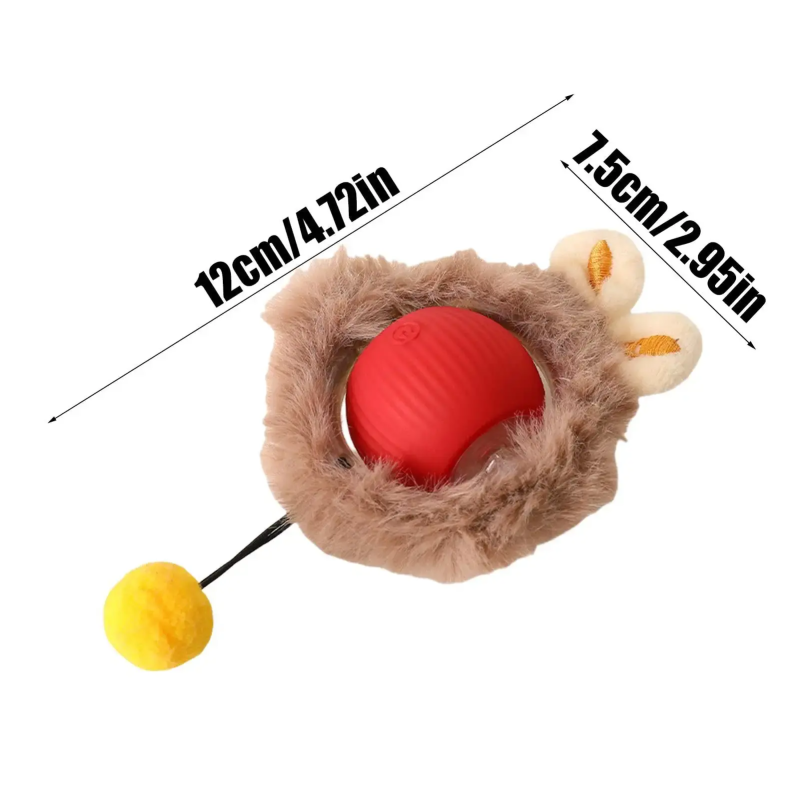 Pet Toy Factory - 2025 USB Charger Electric Smart Dog Ball Automatic Interactive Silicone Toy