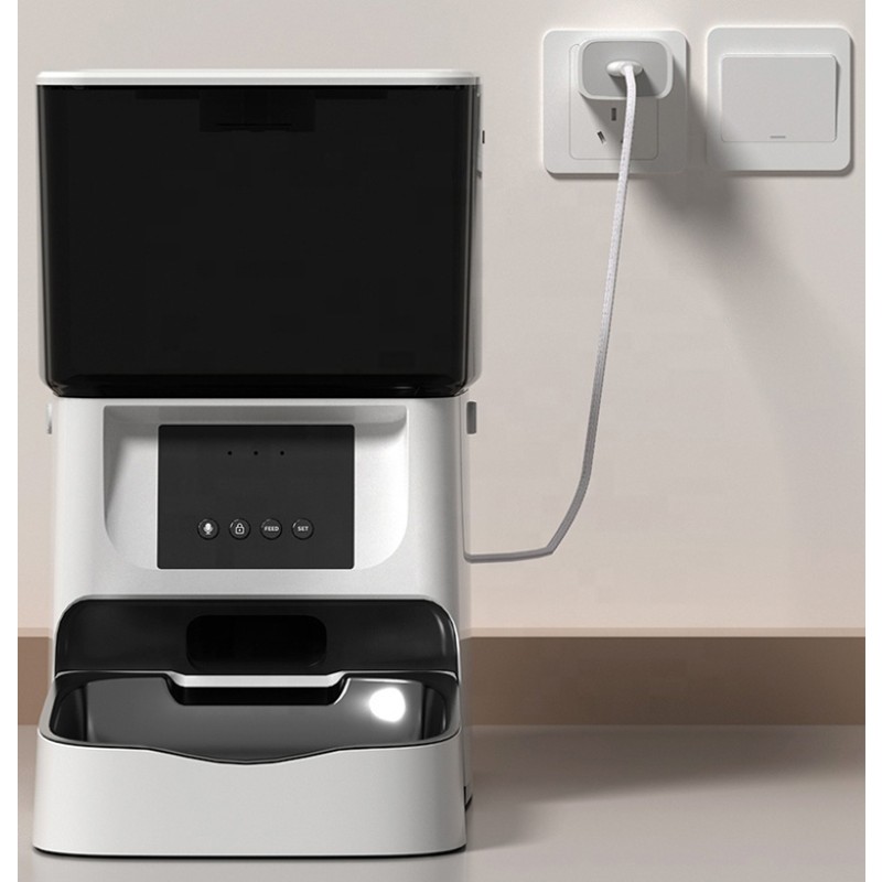 Cat Feeder Supplier - WIFI Remote Control Cat Automatic Feeder Smart Pet Food Timing Feeder for Cats