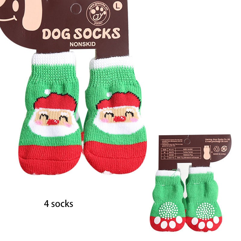 Pet Shoes Factory - Multi-color Optional Dog Cat Small Medium Dog Autumn Winter Warm Stretch Shoes