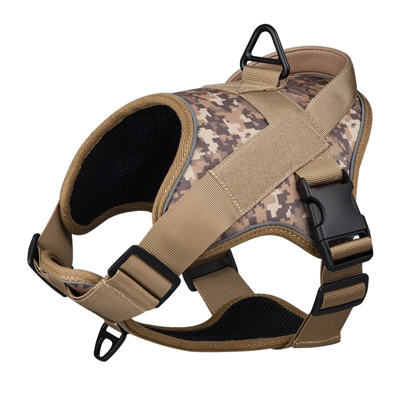 Dog Harness Supplier - Wholesale Reflective Nylon Pet Harness Adjustable Tactical Vest Dog Harness Padded