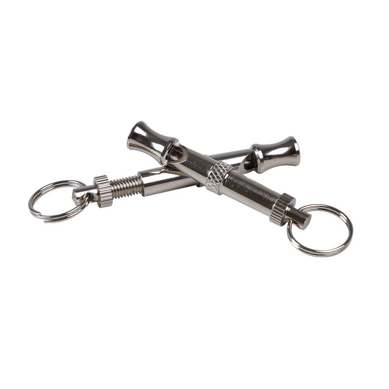 Dog Whistle Supplier - Hot Silver Metal Dog Whistles Ultrasonic Dog Whistle for Pets Training
