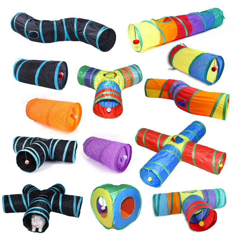 Cat Tunnel Manufacturer - Hot Sale Interactive Cat Play Tunnel Toys Cat Tunnel Tube Collapsible Felt