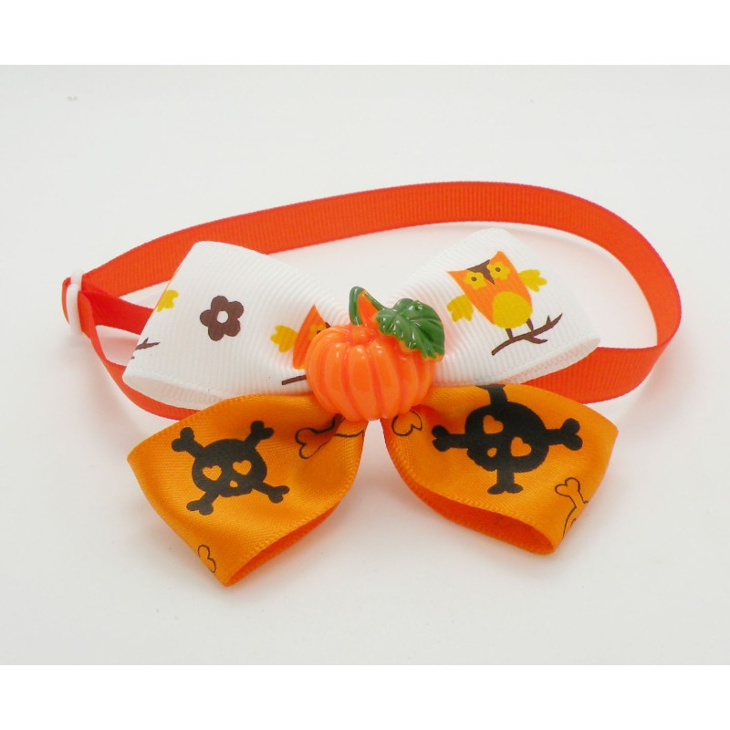 Pet Collar Factory - Hot Sell Halloween Movable Sublimation Pet Collar Dog Bow Ties Colorful Custom
