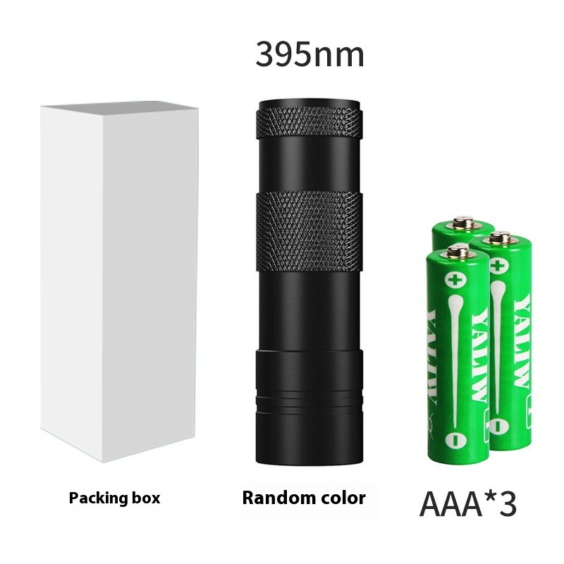 UV Flashlight Manufacturer - Hot Sale Waterproof Flashlight Black Light UV 395NM Fluorescence Multi-Purpose