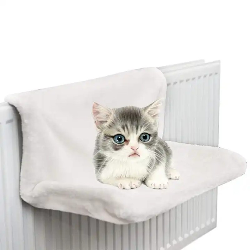 Cat Bed Manufacturer - 2024 Customized Cat Radiator Sleep Bed Accessories Soft Plush Fabric Warm Fleece