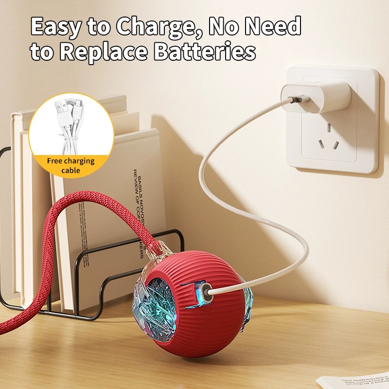 Cat Toy Ball Manufacturer - 2025 Hot Sale Smart Cat Balls Electric Interactive Speedy Tail Toy